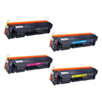 JK TONERS 204A Color Toner Cartridge Compatible with 204 A - CF 510A CF 511A CF 512A CF 513 for Use in Color Laserjet Pro M154 MFP M180 180n M181 181fw