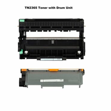 JK TONERS TN 2365 Toner unit + dr2365 drum unit Compatible with Brother HL-L2321, 2365, 2380, 2360, DCP-L2520, MFC-L2703 (Toner + Drum Unit)