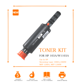 JK Toners 103A Neverstop Laser Compatible Toner Reload Kit For HP Neverstop Laser 1000a, Neverstop Laser 1000w, Neverstop Laser MFP 1200a, Neverstop Laser MFP 1200w Printer Toner