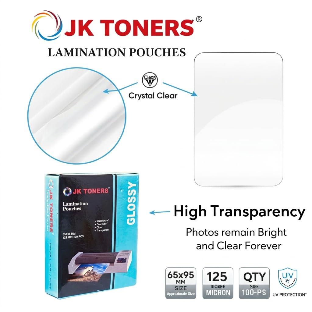 65mm 95mm pouch lamination sheet